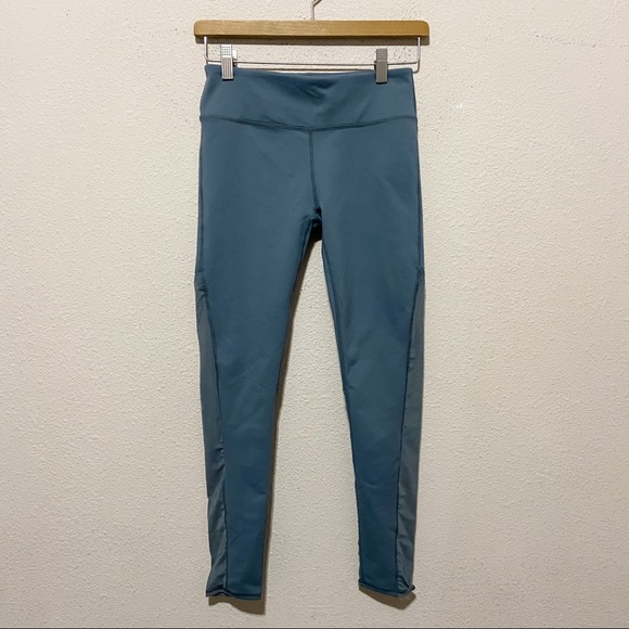 Fabletics Pants - Fabletics Mesh Gray Capri Leggings Size Small